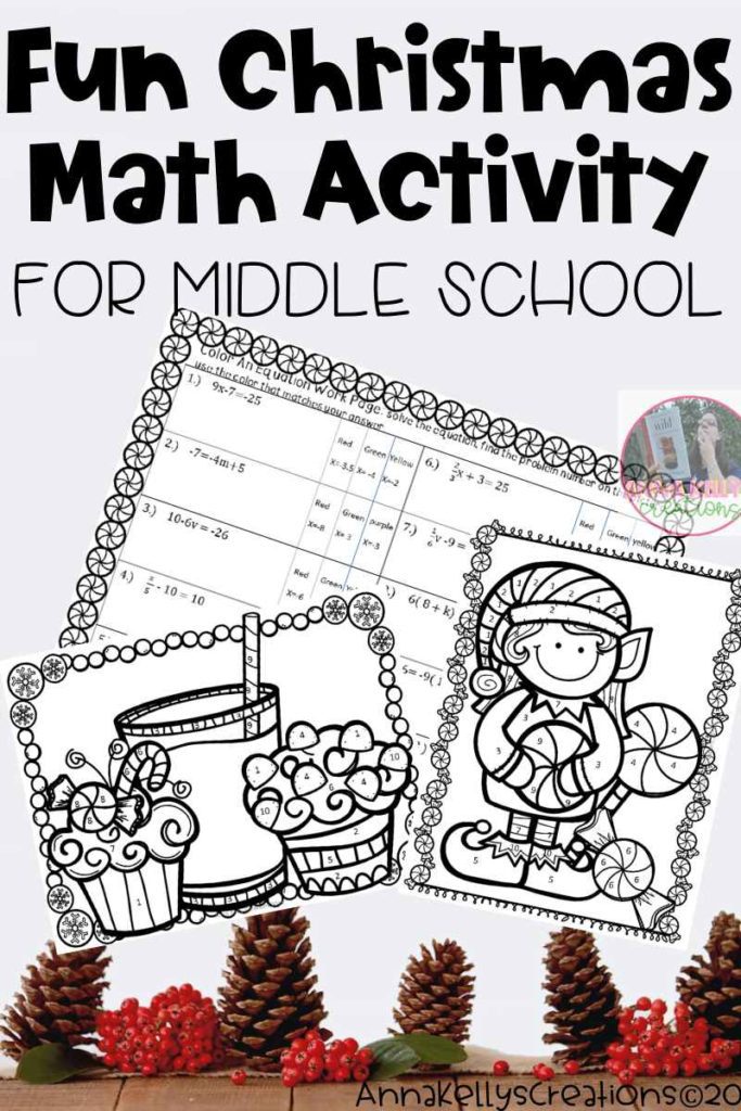 Fun Christmas Math Activities for Middle School