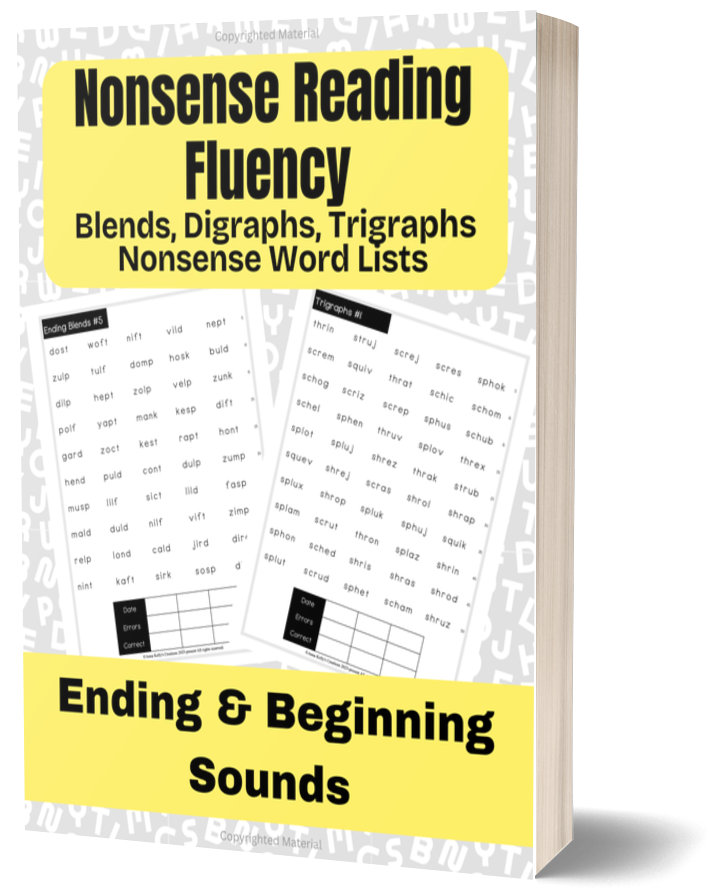 Nonsense Reading Fluency Workbook